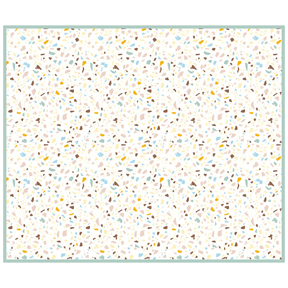 拭けるラグ 「Sheete me ! (シーテミー)」 178cm×150cm POPPIN’ TERRAZZO コージーカプチーノ What's poppin?