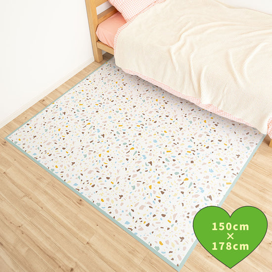 拭けるラグ 「Sheete me ! (シーテミー)」 178cm×150cm POPPIN’ TERRAZZO コージーカプチーノ What's poppin?