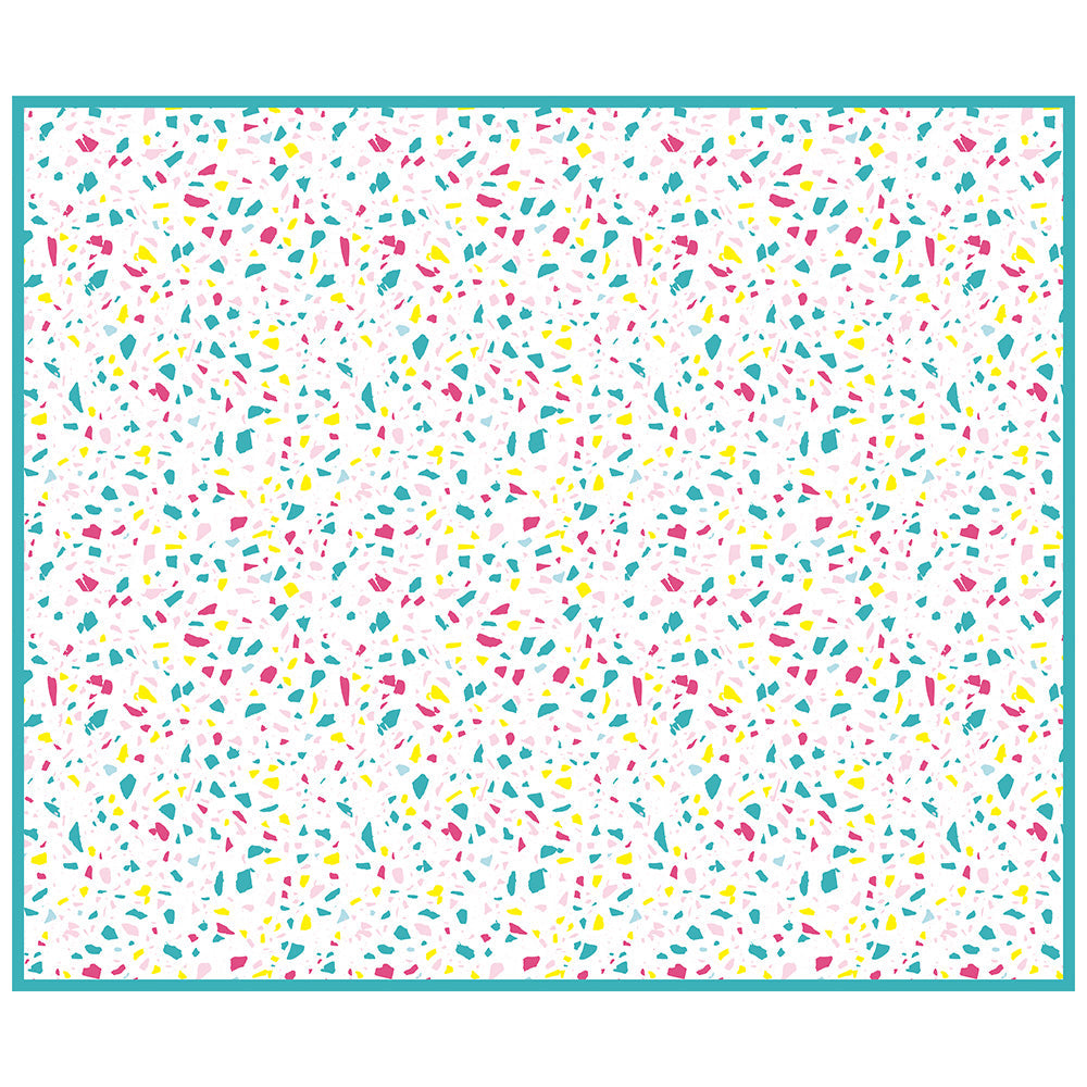 拭けるラグ 「Sheete me ! (シーテミー)」 178cm×150cm POPPIN’ TERRAZZO ネオンポップ What's poppin?