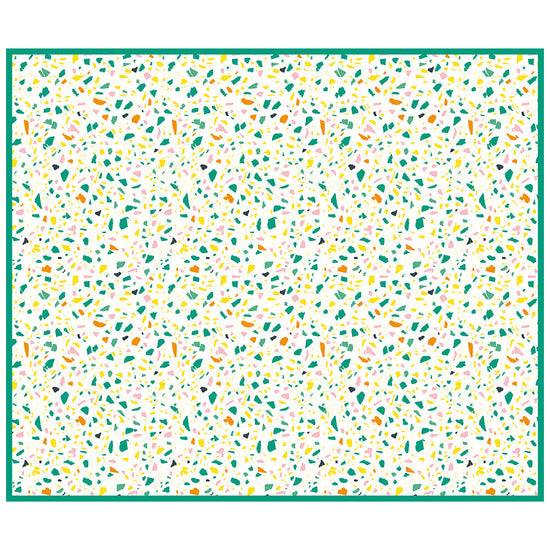 拭けるラグ 「Sheete me ! (シーテミー)」 178cm×150cm POPPIN’ TERRAZZO ミックスベジタブル What's poppin?