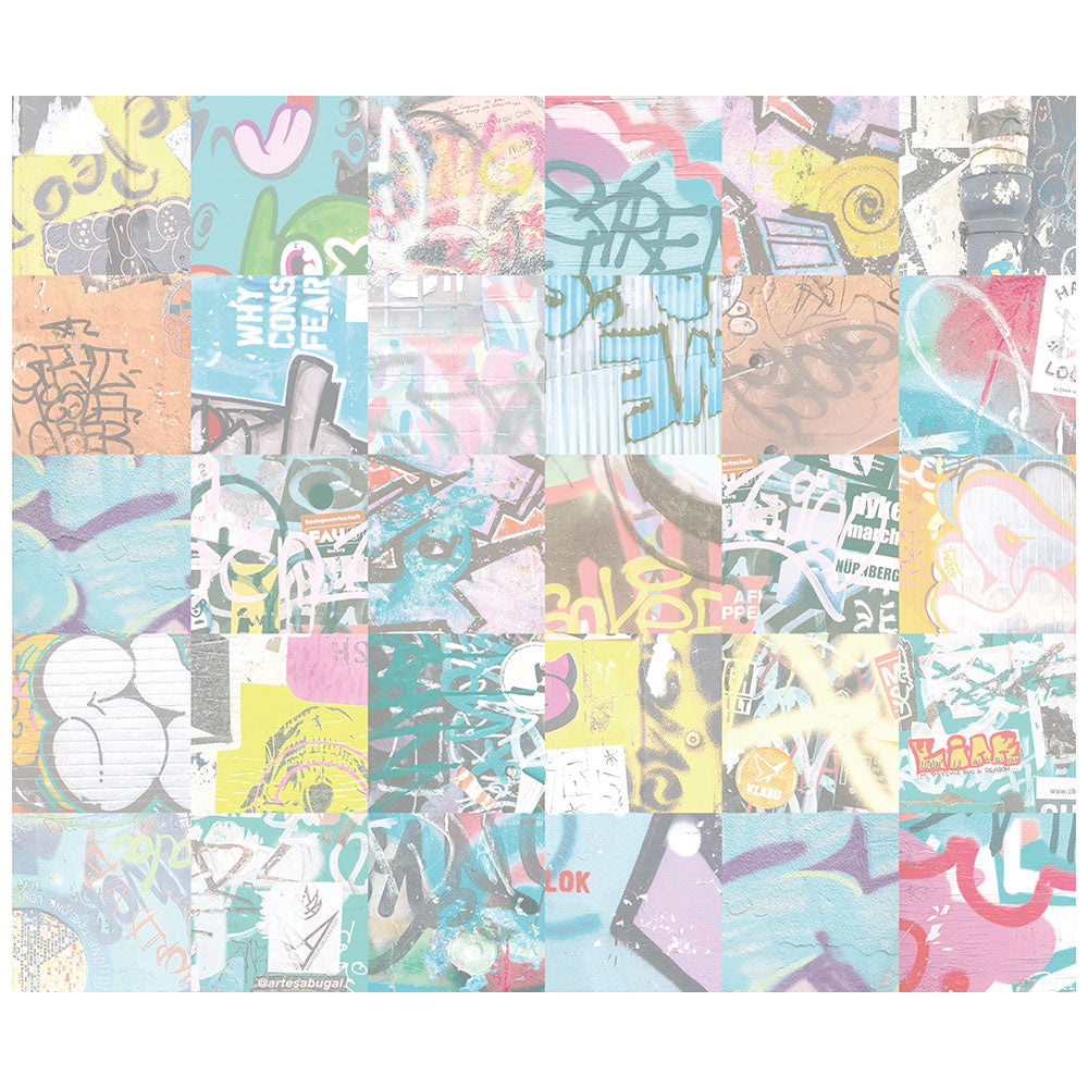 拭けるラグ 「Sheete me ! (シーテミー)」 178cm×150cm アーバンスプラッシュ Neo Cipher / BRIGHT What's poppin?