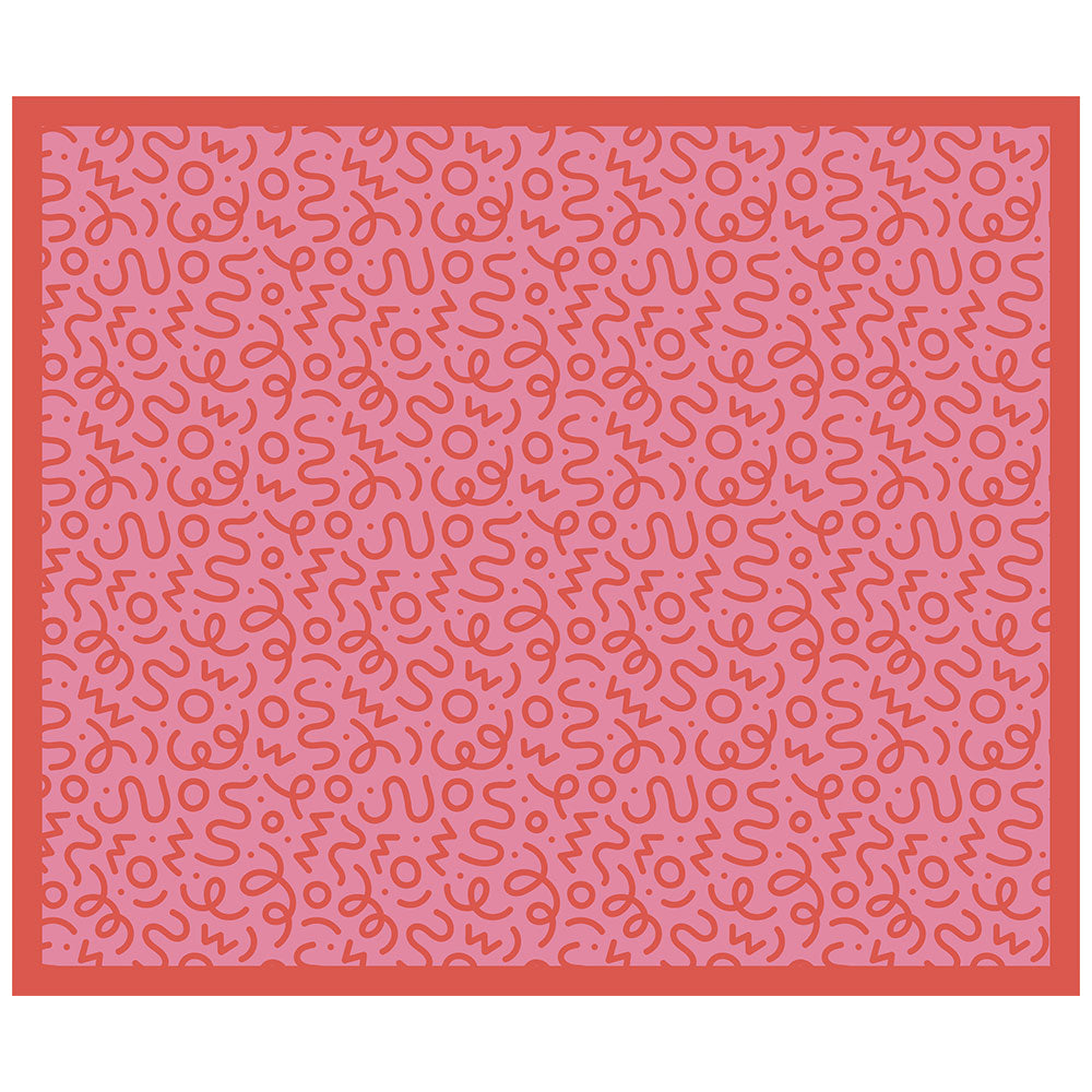 拭けるラグ 「Sheete me ! (シーテミー)」 178cm×150cm WIGGLE WAVE スウィートビート What's poppin?