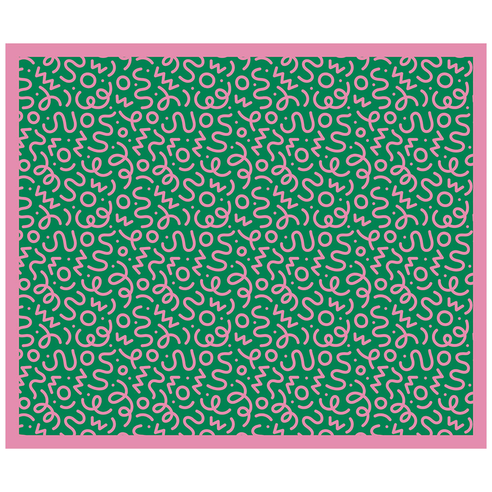 拭けるラグ 「Sheete me ! (シーテミー)」 178cm×150cm WIGGLE WAVE ミントクラッシュ What's poppin?