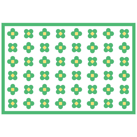 拭けるラグ 「Sheete me ! (シーテミー)」 150cm×220cm BLOOM DAYS グリーングルーヴ What's poppin?