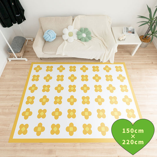 拭けるラグ 「Sheete me ! (シーテミー)」 150cm×220cm BLOOM DAYS ハニービーム What's poppin?