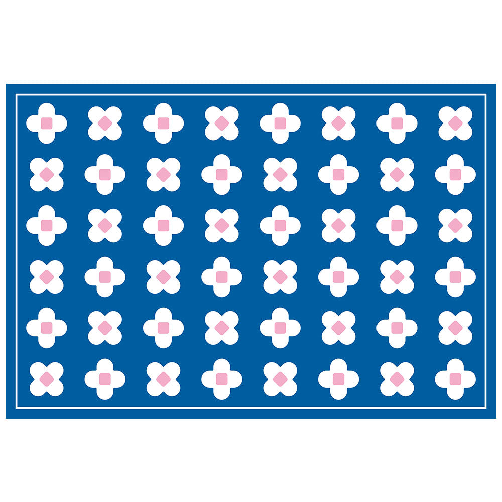 拭けるラグ 「Sheete me ! (シーテミー)」 150cm×220cm BLOOM DAYS ミッドブルーム What's poppin?