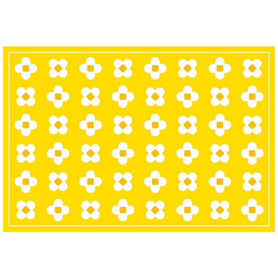 拭けるラグ 「Sheete me ! (シーテミー)」 150cm×220cm BLOOM DAYS サニーバター What's poppin?