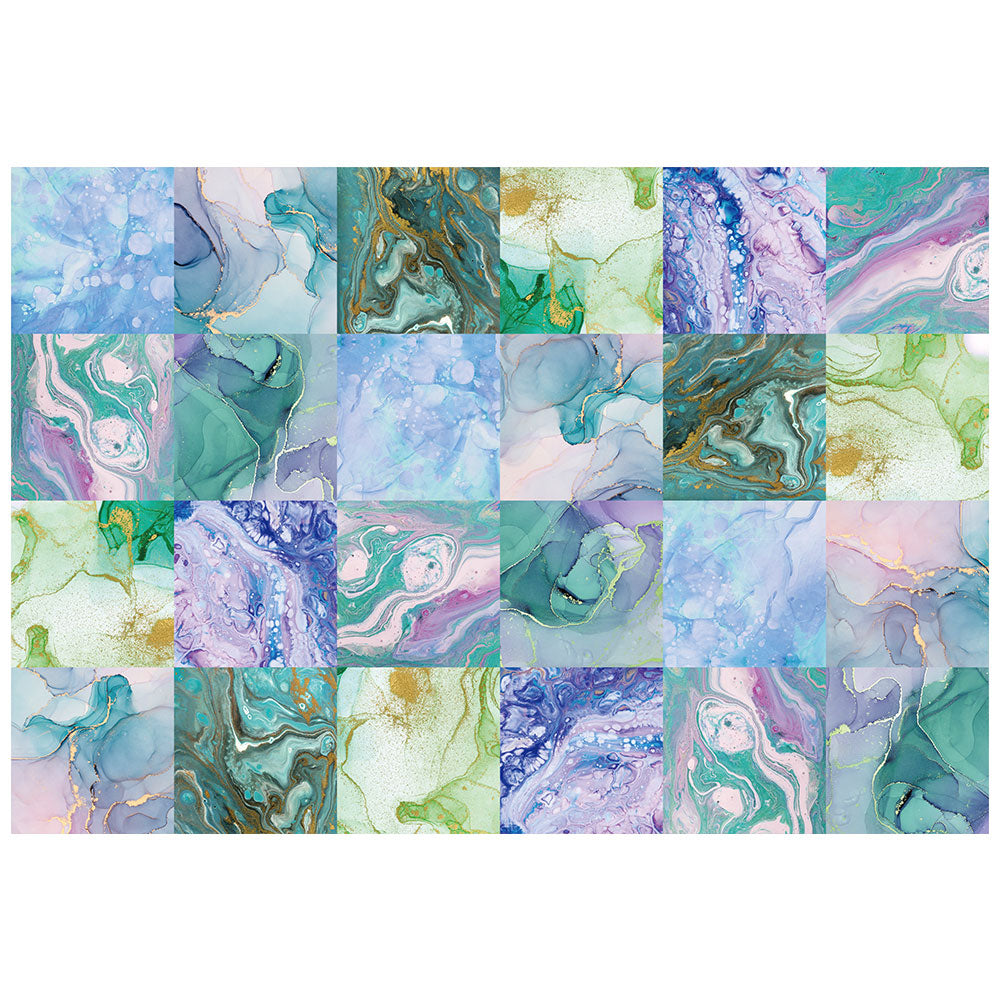 拭けるラグ 「Sheete me ! (シーテミー)」 150cm×220cm カラースプラッシュ ミントブリーズ What's poppin?