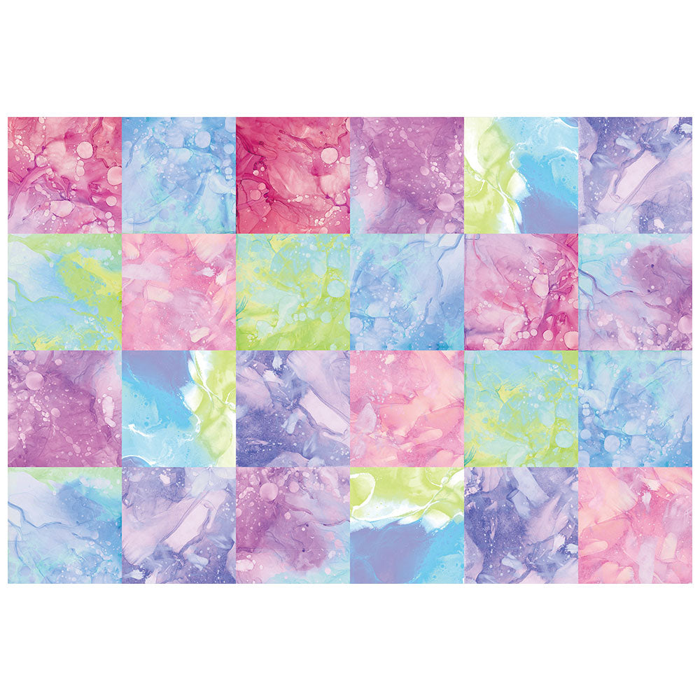 拭けるラグ 「Sheete me ! (シーテミー)」 150cm×220cm カラースプラッシュ キャンディフォグ What's poppin?