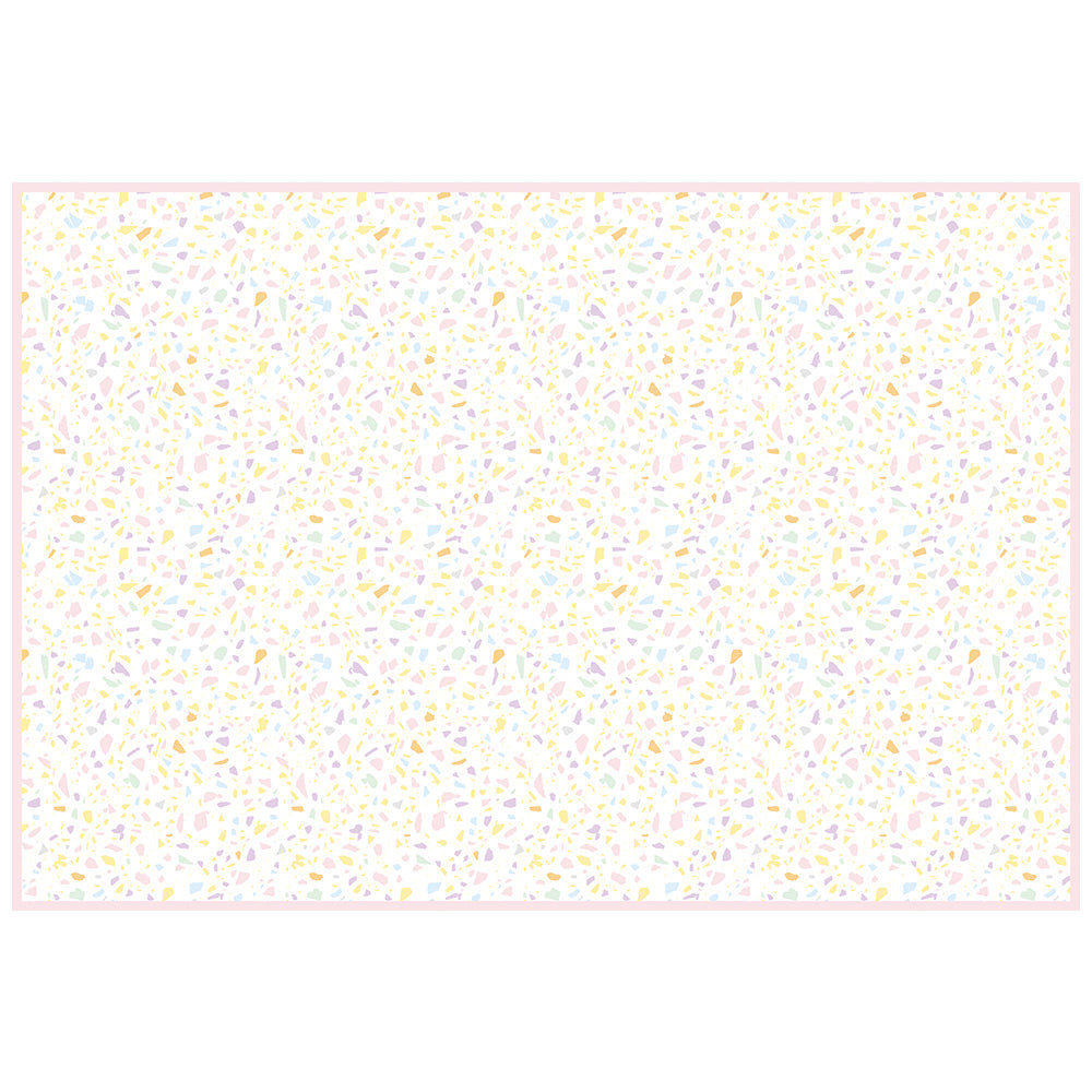 拭けるラグ 「Sheete me ! (シーテミー)」 150cm×220cm POPPIN’ TERRAZZO ペールミックス What's poppin?