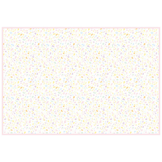 拭けるラグ 「Sheete me ! (シーテミー)」 150cm×220cm POPPIN’ TERRAZZO ペールミックス What's poppin?