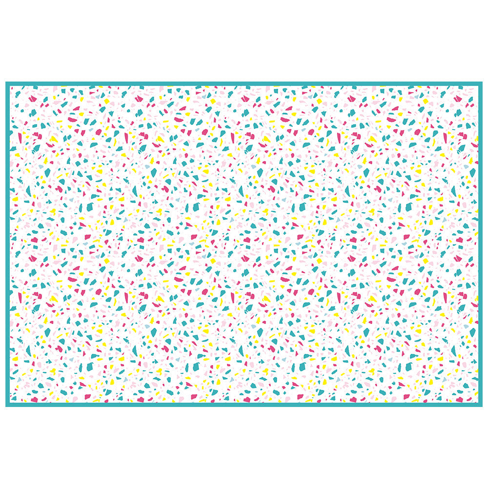 拭けるラグ 「Sheete me ! (シーテミー)」 150cm×220cm POPPIN’ TERRAZZO ネオンポップ What's poppin?