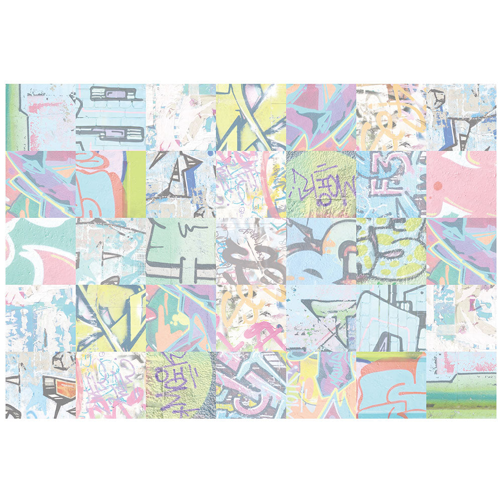 拭けるラグ 「Sheete me ! (シーテミー)」 150cm×220cm アーバンスプラッシュ Neon Break / BRIGHT What's poppin?