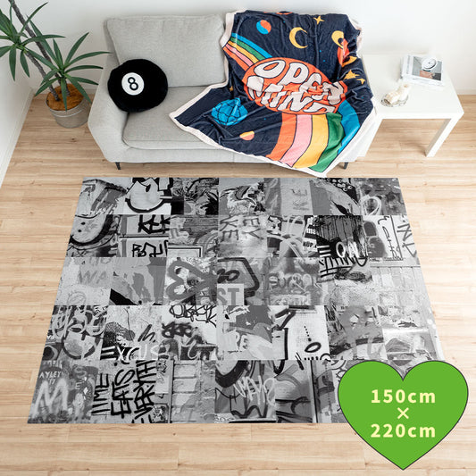 拭けるラグ 「Sheete me ! (シーテミー)」 150cm×220cm アーバンスプラッシュ Hype Tag / MONO What's poppin?