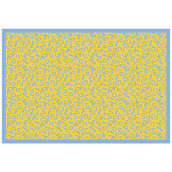 拭けるラグ 「Sheete me ! (シーテミー)」 150cm×220cm WIGGLE WAVE サニーシャワー What's poppin?