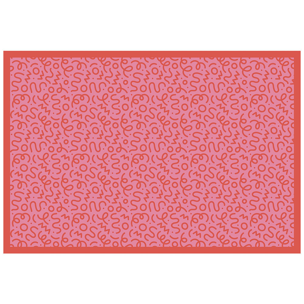 拭けるラグ 「Sheete me ! (シーテミー)」 150cm×220cm WIGGLE WAVE スウィートビート What's poppin?