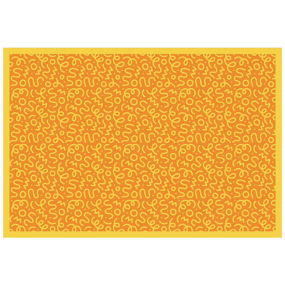 拭けるラグ 「Sheete me ! (シーテミー)」 150cm×220cm WIGGLE WAVE ハニーグルーヴ What's poppin?