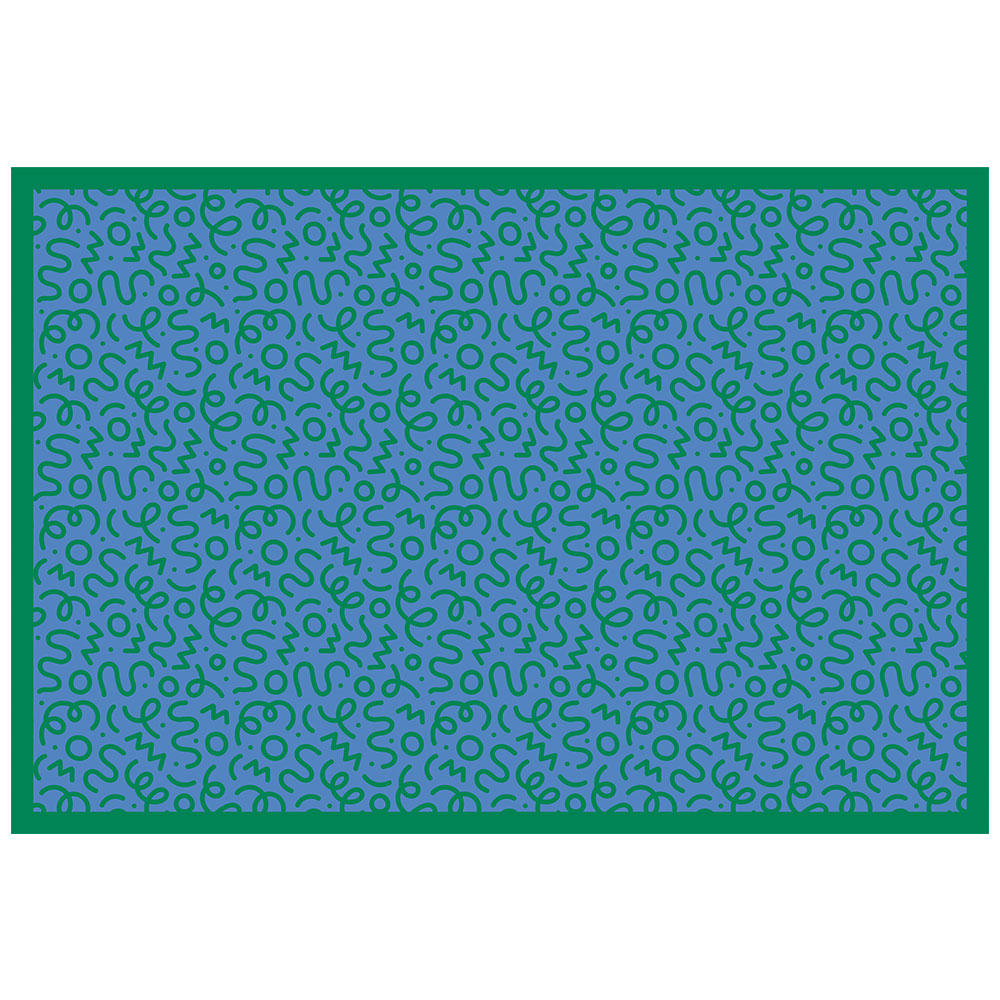 拭けるラグ 「Sheete me ! (シーテミー)」 150cm×220cm WIGGLE WAVE クールトラック What's poppin?