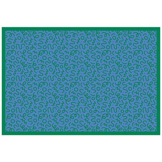 拭けるラグ 「Sheete me ! (シーテミー)」 150cm×220cm WIGGLE WAVE クールトラック What's poppin?