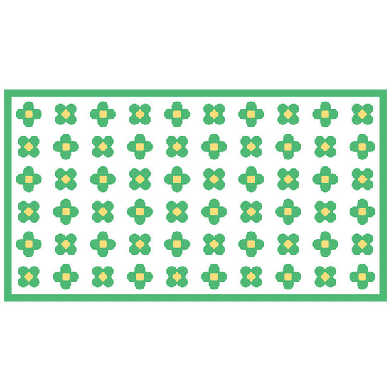 拭けるラグ 「Sheete me ! (シーテミー)」 150cm×270cm BLOOM DAYS グリーングルーヴ What's poppin?