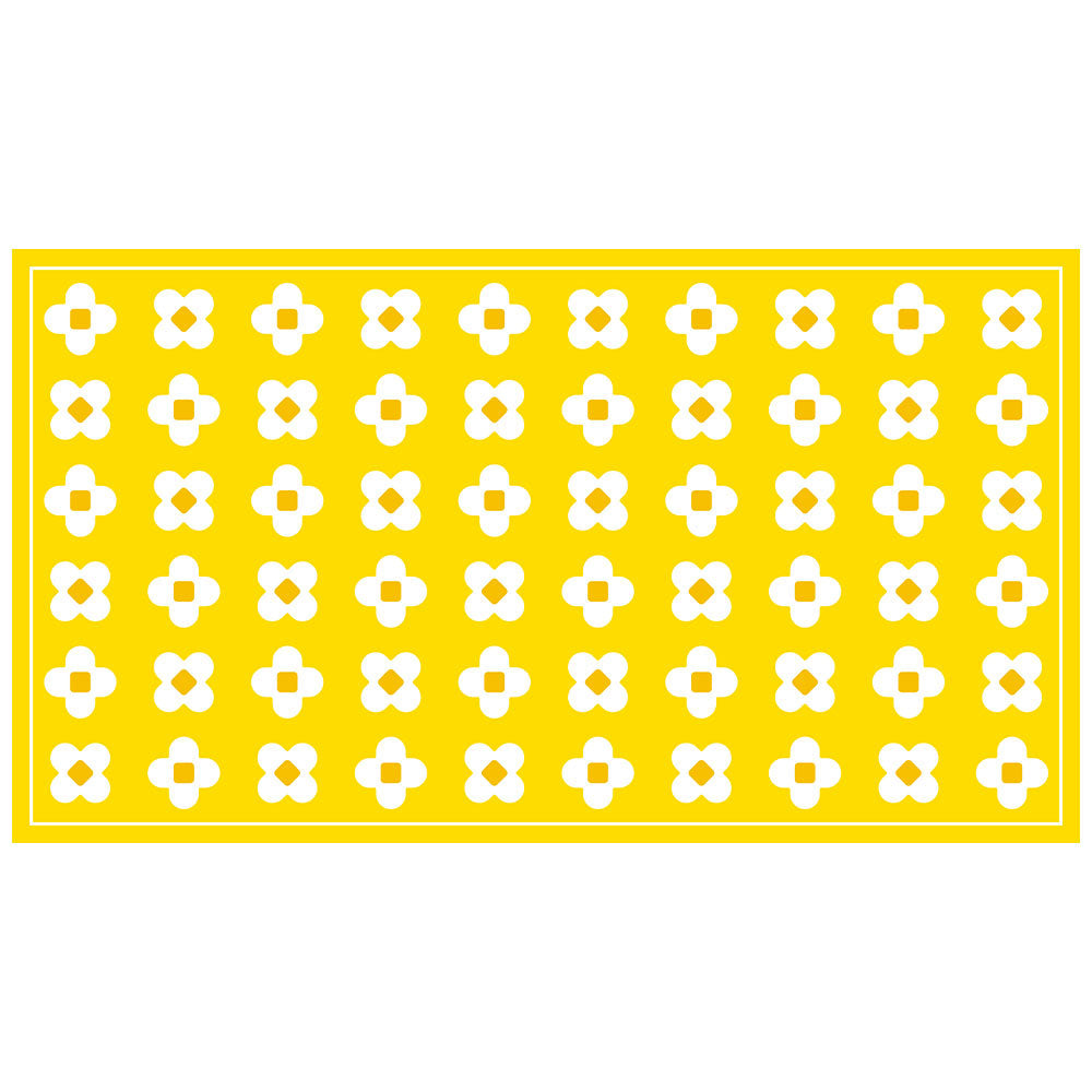 拭けるラグ 「Sheete me ! (シーテミー)」 150cm×270cm BLOOM DAYS サニーバター What's poppin?