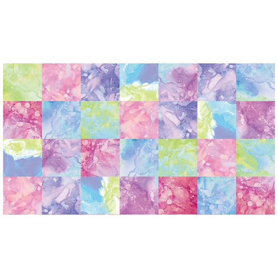 拭けるラグ 「Sheete me ! (シーテミー)」 150cm×270cm カラースプラッシュ キャンディフォグ What's poppin?