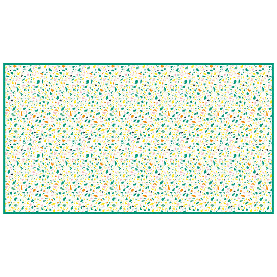 拭けるラグ 「Sheete me ! (シーテミー)」 150cm×270cm POPPIN’ TERRAZZO ミックスベジタブル What's poppin?