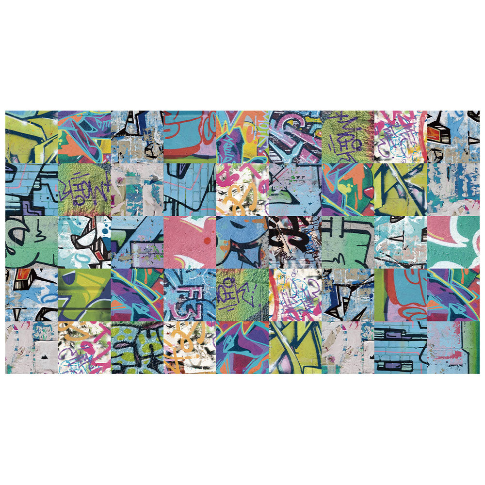 拭けるラグ 「Sheete me ! (シーテミー)」 150cm×270cm アーバンスプラッシュ Neon Break / VIVID What's poppin?