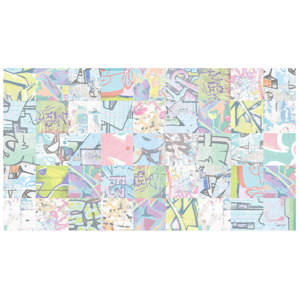 拭けるラグ 「Sheete me ! (シーテミー)」 150cm×270cm アーバンスプラッシュ Neon Break / BRIGHT What's poppin?