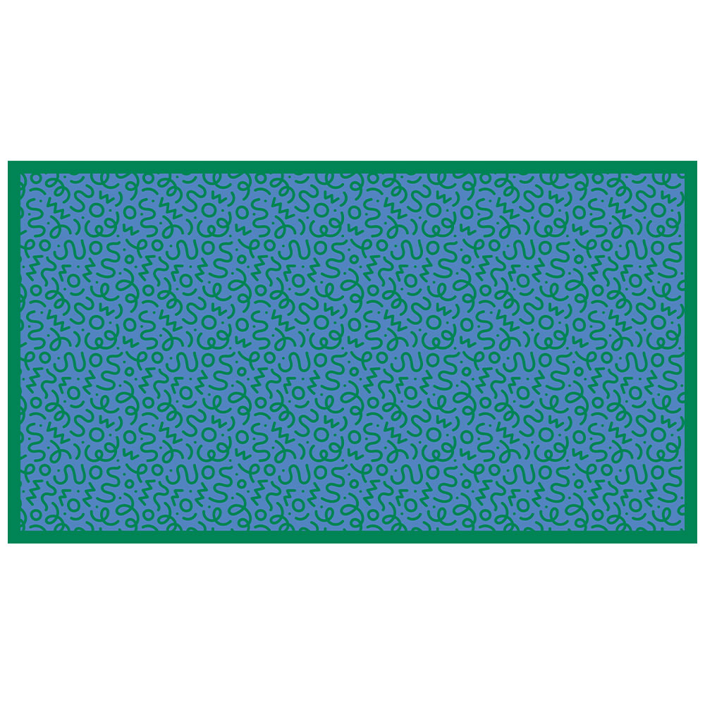 拭けるラグ 「Sheete me ! (シーテミー)」 150cm×270cm WIGGLE WAVE クールトラック What's poppin?