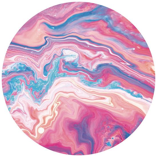 拭けるサークルラグ 「Sheete me ! (シーテミー)」 87cm×87cm Acrylic Cosmo Type-A10 What's poppin?