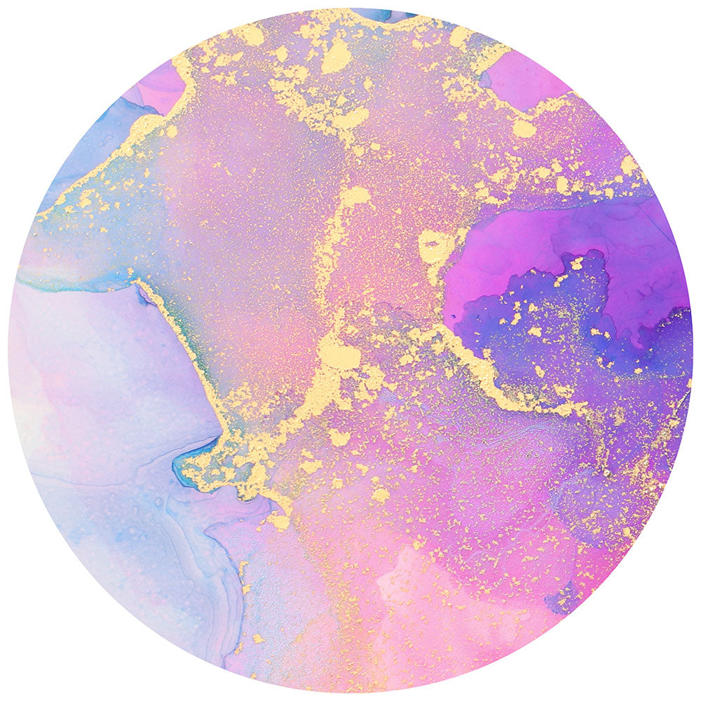 拭けるサークルラグ 「Sheete me ! (シーテミー)」 87cm×87cm Watering Dream Type-W10 What's poppin?