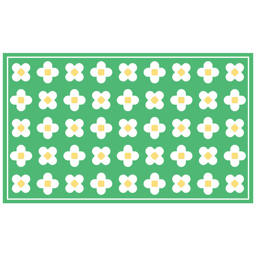 拭けるチェアマット 「Sheete me ! (シーテミー)」 90cm×150cm BLOOM DAYS メロウリーフ What's poppin?