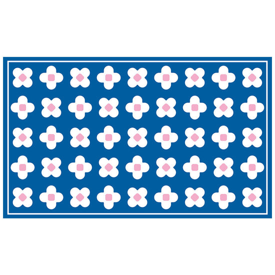 拭けるチェアマット 「Sheete me ! (シーテミー)」 90cm×150cm BLOOM DAYS ミッドブルーム What's poppin?