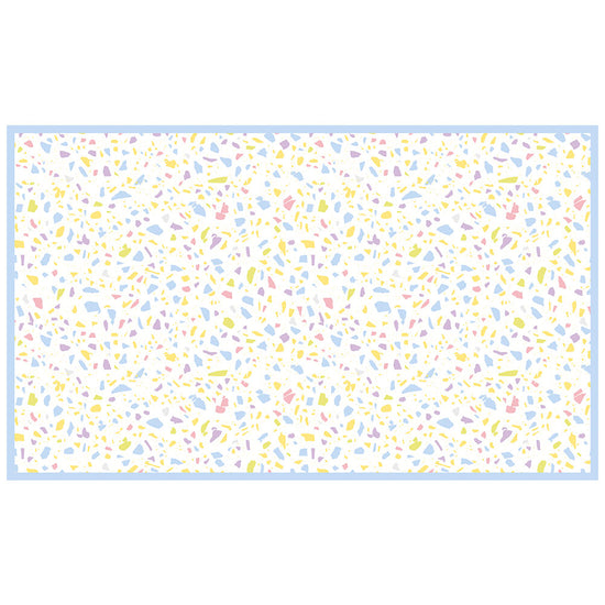 拭けるチェアマット 「Sheete me ! (シーテミー)」 90cm×150cm POPPIN’ TERRAZZO マカロン What's poppin?