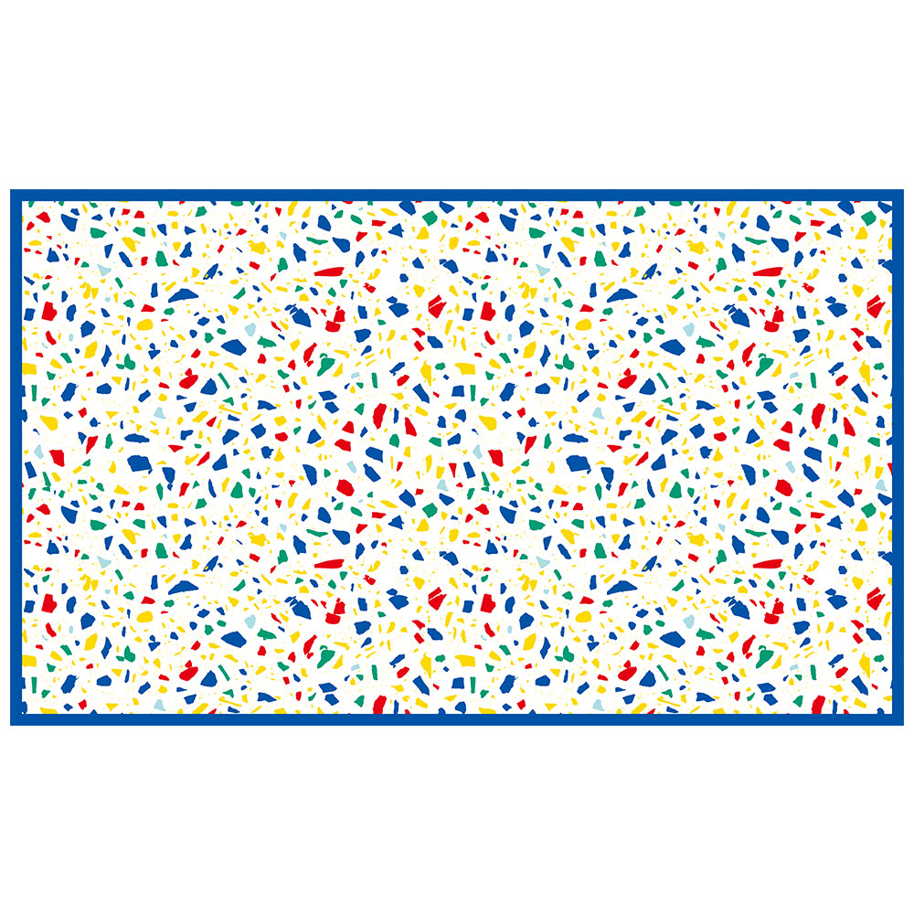 拭けるチェアマット 「Sheete me ! (シーテミー)」 90cm×150cm POPPIN’ TERRAZZO トイボックス What's poppin?