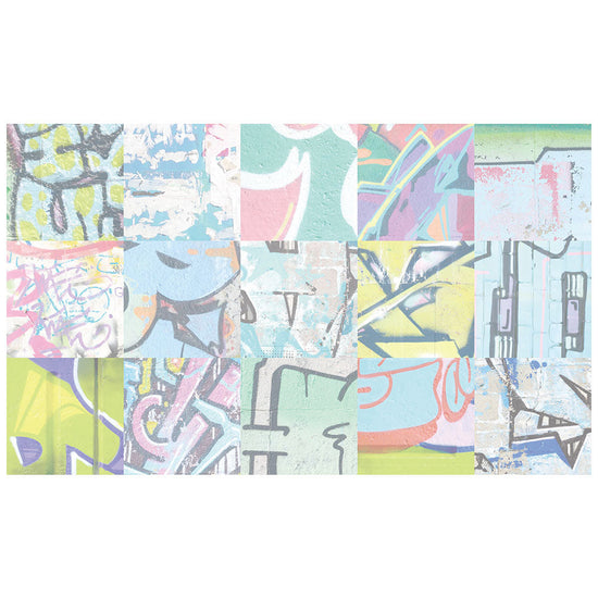 拭けるチェアマット 「Sheete me ! (シーテミー)」 90cm×150cm アーバンスプラッシュ Neon Break / BRIGHT What's poppin?