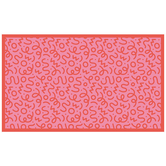 拭けるチェアマット 「Sheete me ! (シーテミー)」 90cm×150cm WIGGLE WAVE スウィートビート What's poppin?