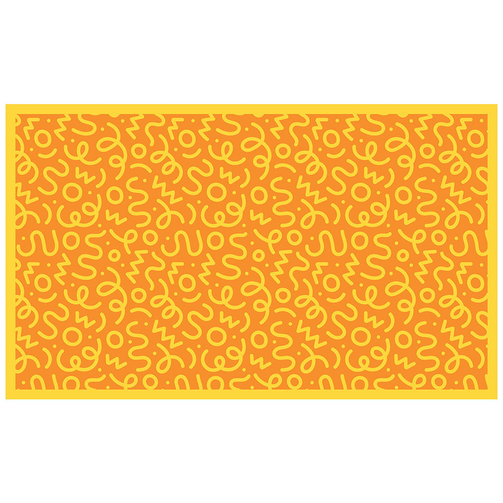 拭けるチェアマット 「Sheete me ! (シーテミー)」 90cm×150cm WIGGLE WAVE ハニーグルーヴ What's poppin?