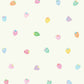 貼りやすいフリース壁紙 のりなしタイプ What's poppin? ストロベリードロップ レインボーベリー / グリーン