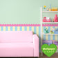 はがせる壁紙 シールタイプ What's poppin? ジェリーストライプ ミルキーフロート（スカラップ）