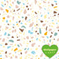 【サンプル】はがせるフリース壁紙 シールタイプ What's poppin? POPPIN’ TERRAZZO コージーカプチーノ