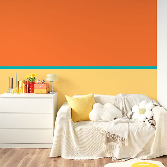 はがせる壁紙 シールタイプ What's poppin? トリプレットカラーズ サンセットフラッシュ