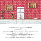 はがせる 壁紙 シール 「marimekko × NU WALLPAPER」Black and White Kompotti Peel and Stick Wallpaper / MKS4501