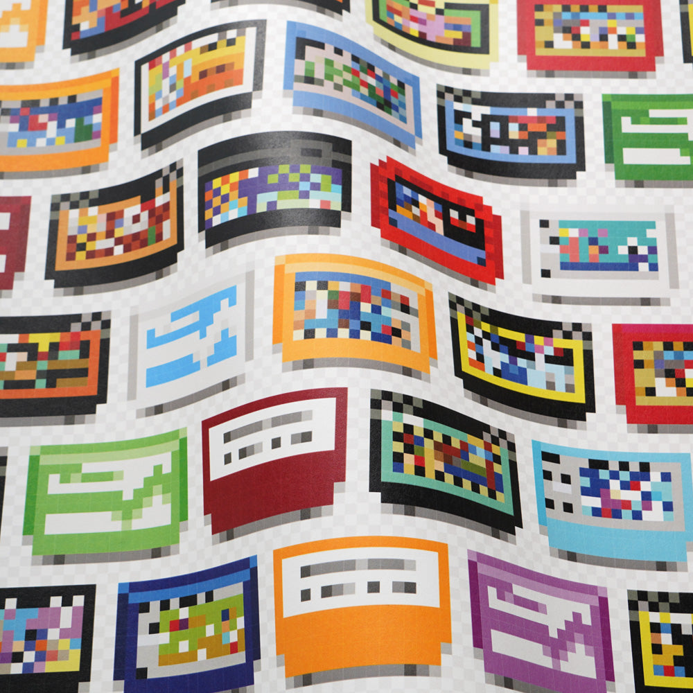 はがせるミューラル壁紙 シールタイプ WALLTZ ウォルツ 江南匡晃 Pixel Cartridge TWZ-PXCT