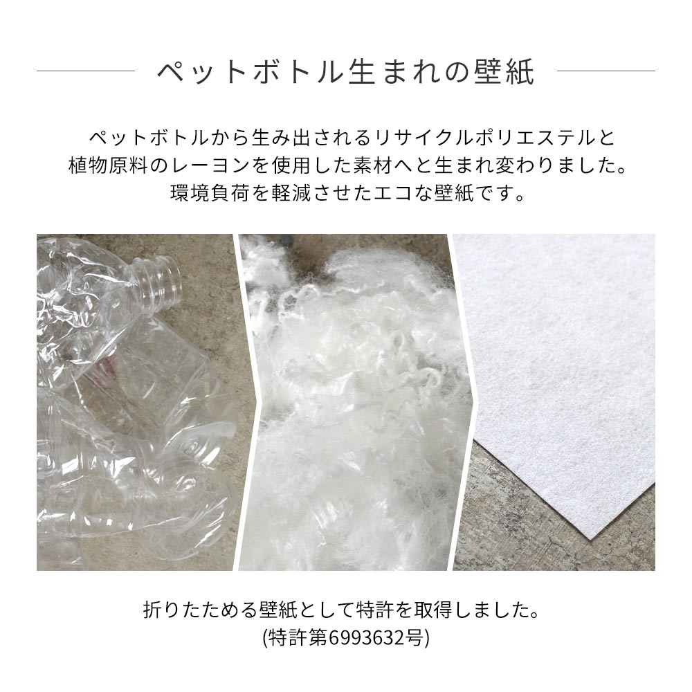 ペットボトル生まれの壁紙