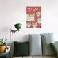 貼ってはがせる アートポスター A3サイズ ウォールステッカー WALLTZ ウォルツ HAyU 小川学 HAyU ANIMAL ART POSTER Single color 5匹のネコ TWZ-HYAP17