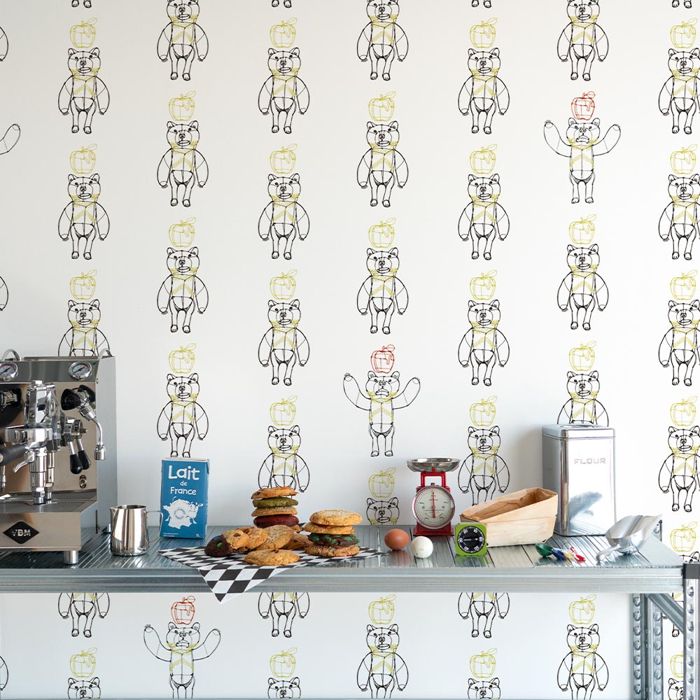 【サンプル】はがせる壁紙 シールタイプ WALLTZ ウォルツ HAyU 小川学 HAyUベア TWZ-HYBR