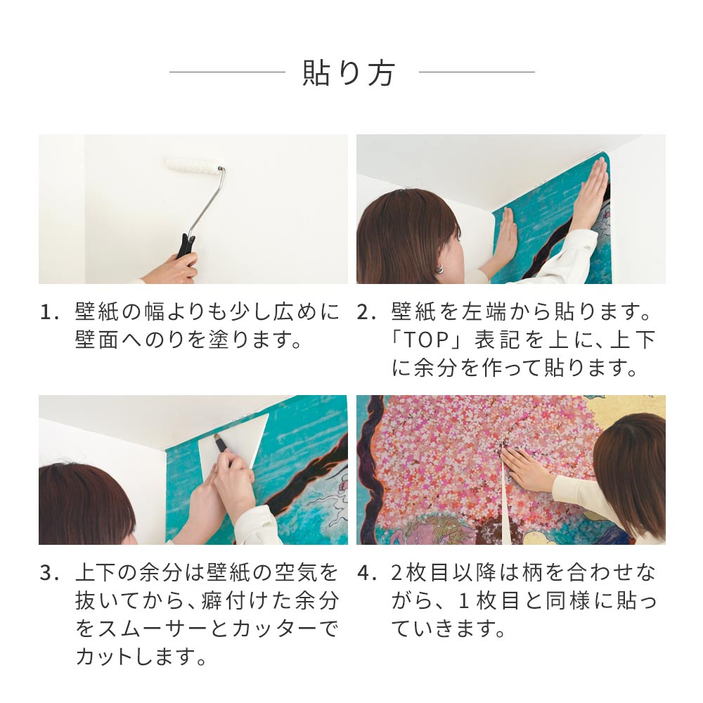 貼り方