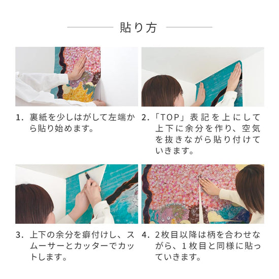 貼り方